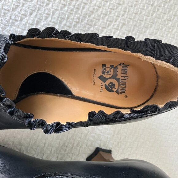 Fluevog Bernini Baroque Gold Pumps Size 9 - Picture 6 of 7